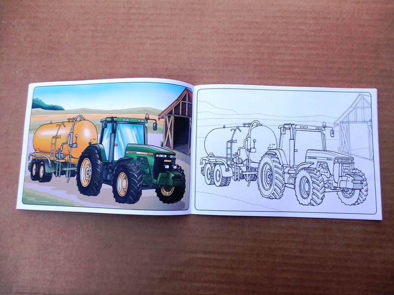 Omalovánky - traktory