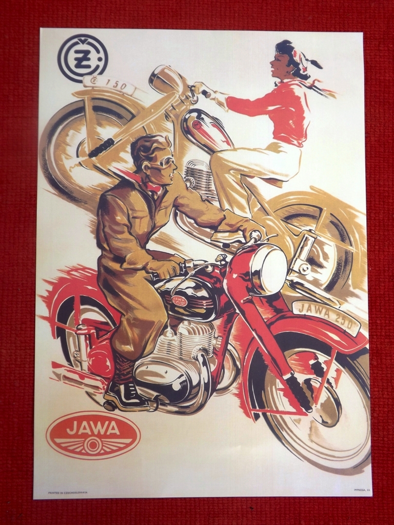 Plakát Jawa, ČZ